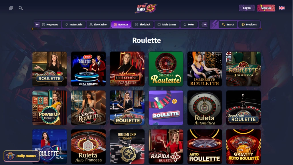 Spinlander - Live Casino